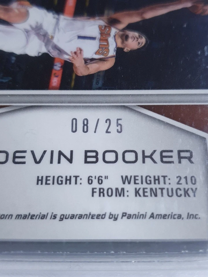 Camiseta deportiva Spectra Devin Booker 2018 #parche verde neón/25 usada - BGS 9 (POP 1) Foto 3 de 4