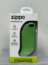 Zippo Heatbank 9s Rechargeable Hand Warmer, 40577, Green