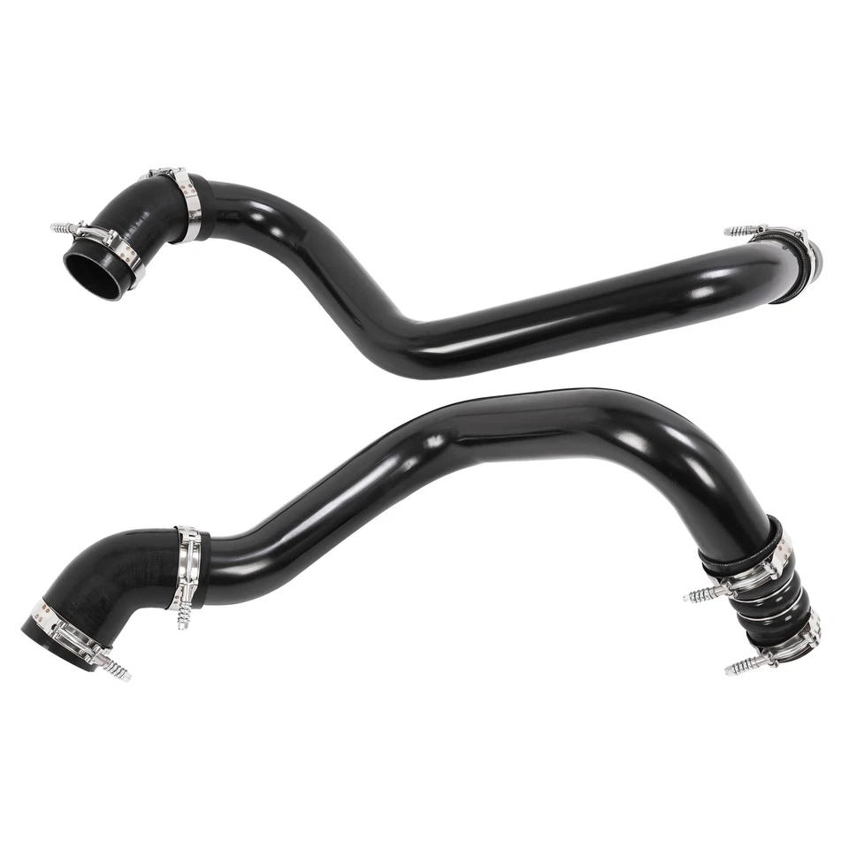 For 2002-2004 GMC 6.6L LB7 Duramax Diesel 3" Black Intercooler Pipe & Boot Kit - Image 3 of 4