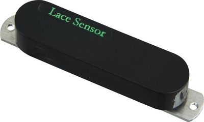 Vintage Lace Sensor Tonabnehmer mit METALLSOCKEL & FLÜGELN SCHWARZER Abdeckung. 5 Jahre Garantie