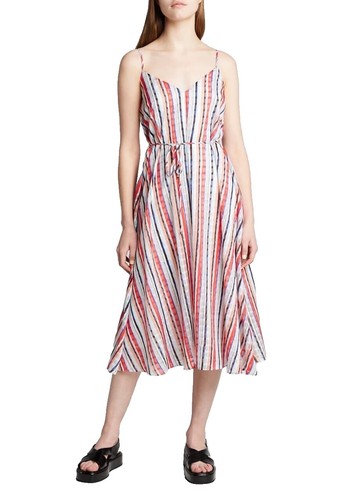 milly rainbow stripe knit dress Rainbow Striped Sheath by Milly