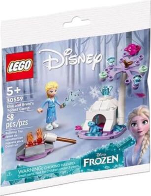 LEGO Disney Frozen Elsa und Bruni's Forest Camp Polybag Set 30559 (mit Beutel)