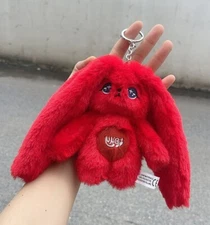 Kpop (G)I-DLE GIDLE YUQI Red Rabbit Plush Keychain Song Yuqi Solo CD Cartoon Toy