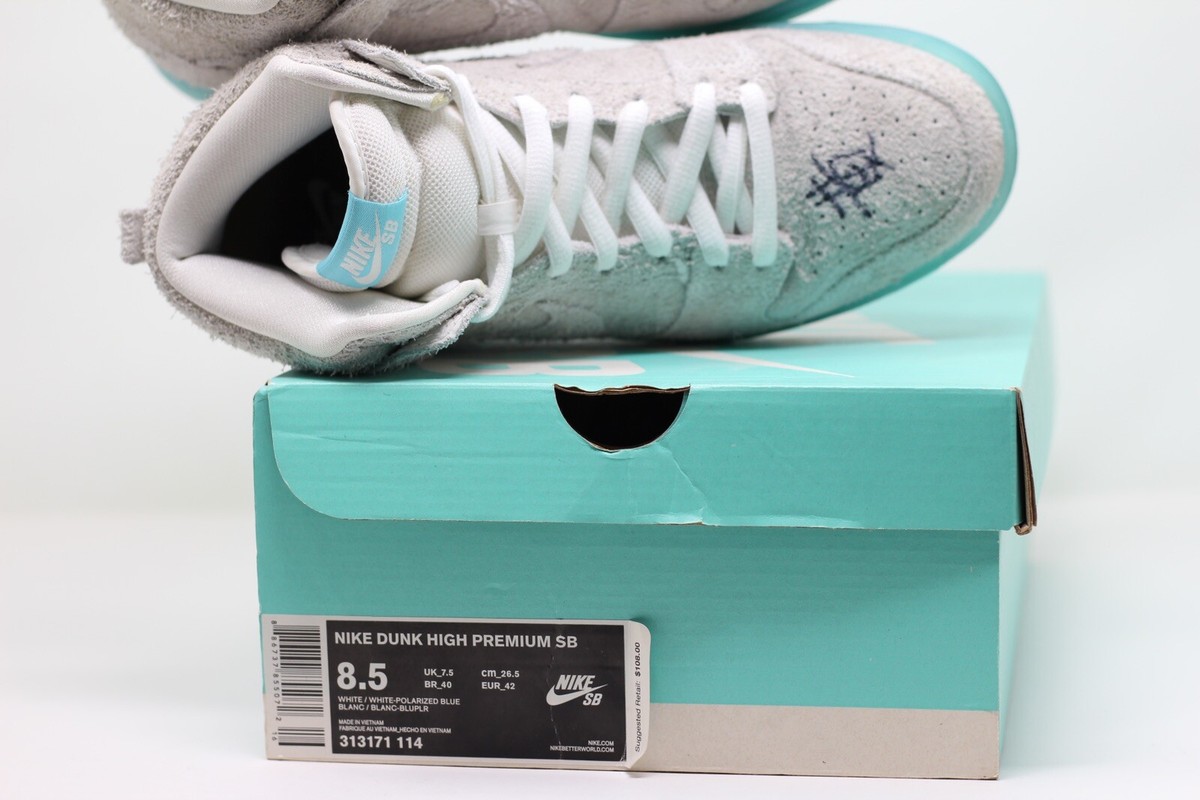 Size 8.5 - Nike SB Dunk High chairman bao 2014 signed by Eddie