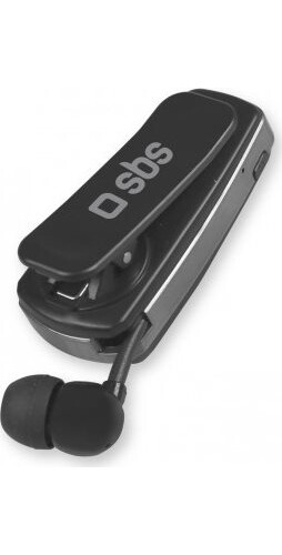 SBS - Auricolare Bluetooth 3.0 con clip e filo retraibile - SBS NERO -  ePRICE