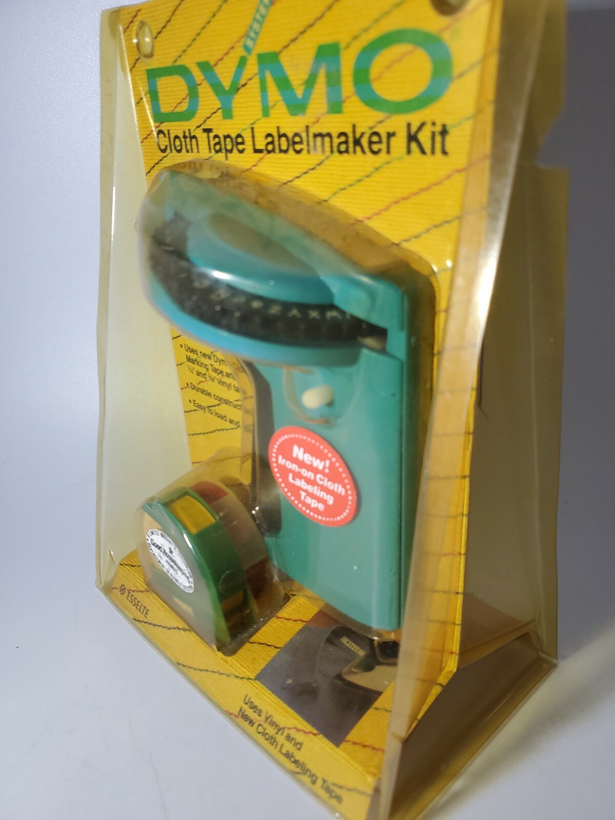 VINTAGE DYMO CLOTH TAPE TOOL LABEL GUN LABELER 1984