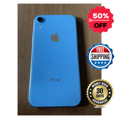 Apple iPhone XR -64GB- Blue Unlocked Verizon ATT -12MP Wide camera Clean IMEI