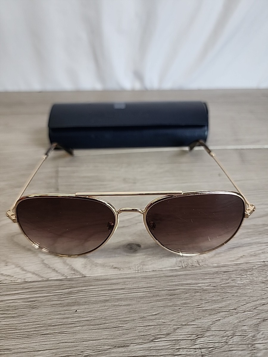 Warby Parker Raider 2403 Sunglasses Aviator Gold Gradient  display picture 2