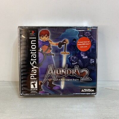 Alundra 2 (Sony Playstation 1 ps1) RPG NEW Factory Sealed MINT Ready For Grading