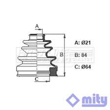 Fits Nissan Skyline 1997-2008 2.5 2.6 CV Joint Boot Set Front Inner Mity
