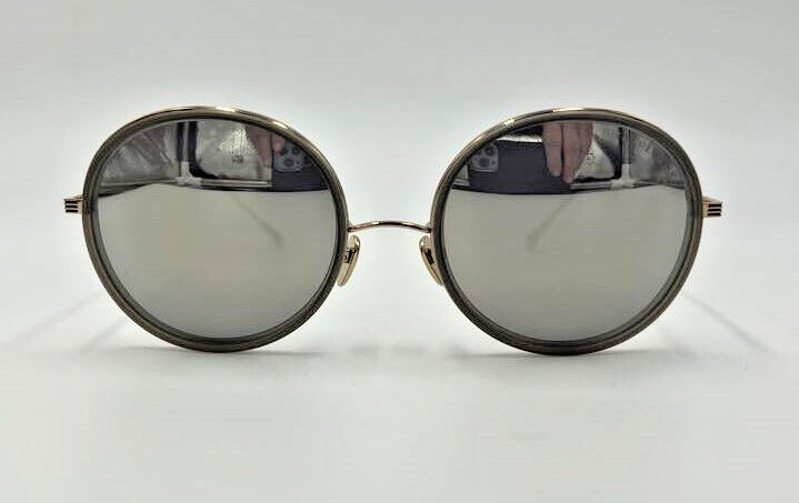 Authentic DITA Freebird 21012-E-GRY-GLD-54 Gray Gold Round