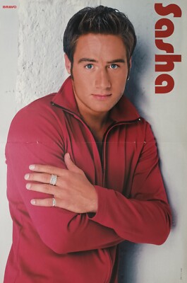 SASHA - A3 Poster (42x28cm)- Dick Brave Clippings Fan Sammlung 90er Plakat BRAVO