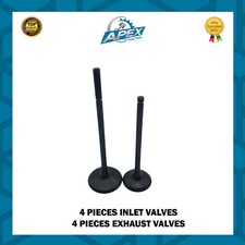 JAGUAR F-TYPE XF XJ 5.0 508PS SUPERCHARGED ENGINE INLET & EXHAUST VALVES - 8 PCS