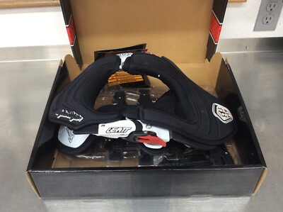 Troy Lee Designs Leatt GPX Club 2 Neck Brace  Med Wht/Blk New  ** Price Reduced