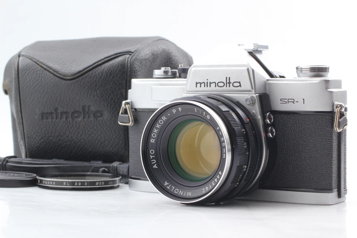 Minolta SR-1s 55mmF1.7 フード・フィルター付 New edition to the Minolta Collection. SR-1 with Rokkor-PF 55mm f1 フィルムカメラ