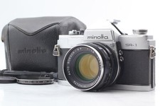Near MINT Minolta SR-1 Film Camera Auto Rokkor PF 55mm F1.8 Lens From JAPAN