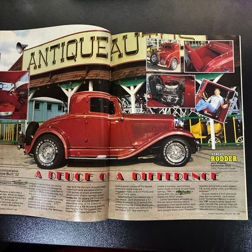 Vintage STREET RODDER Magazine Jan 1983 “Special” Do It Your Self” Issue Coupe - Picture 8 of 9