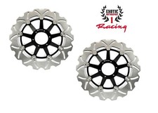 2 Front Brake Disc Rotors  For Honda VFR 800 1998-2009 Valkyrie 1997-2003 black