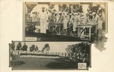 Postcard RPPC Sailors detention Camp Military WW1 23-1964