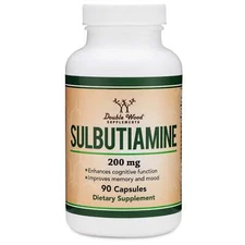 USA Sulbutiamine, 90 x 200mg Caps - Memory, Mood, Cognitive Nootropic Supplement