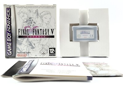 Nintendo Game Boy Advance Spiel : Final Fantasy V - Modul Anleitung OVP GBA FF 5