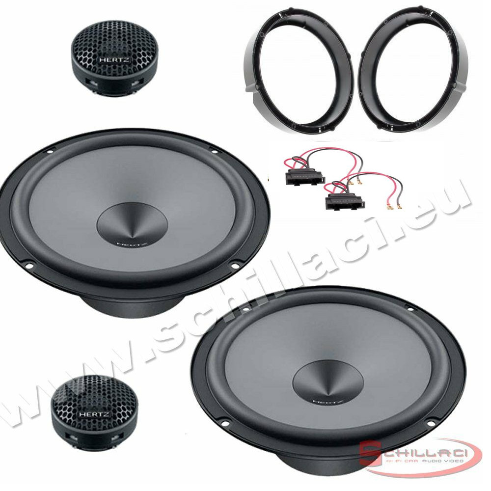 Kit Casse HERTZ VW Polo 5 2009+ | Altoparlanti Anteriori + Adattatori