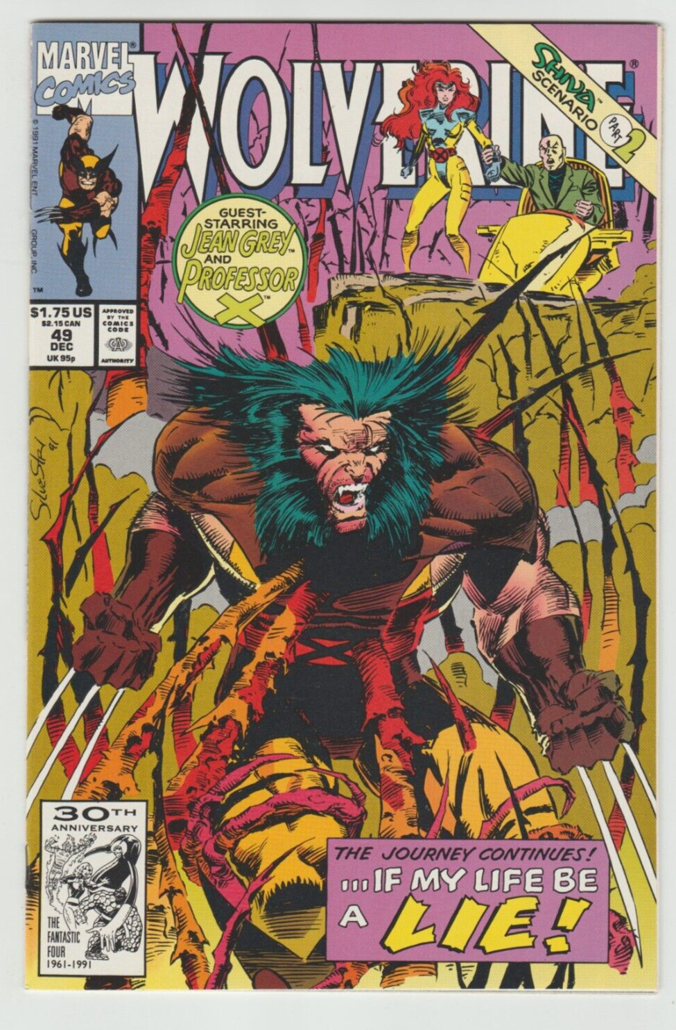 Wolverine #49 Marvel Comics December 1991 If My Life Be A Lie