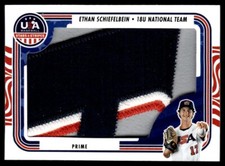 2024 Stars & Stripes 4Clr Prime Relic Ethan Schiefelbein 01/28 #JM-SCH