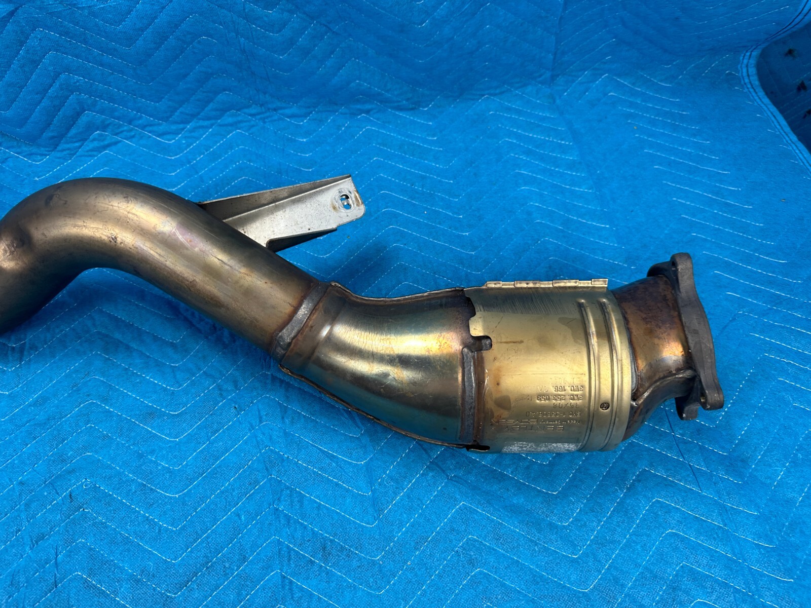 Bentley Flying Spur W12 Exhaust Pipe w/ Catalyst Driver's Side 29k 2006-2012 OEM