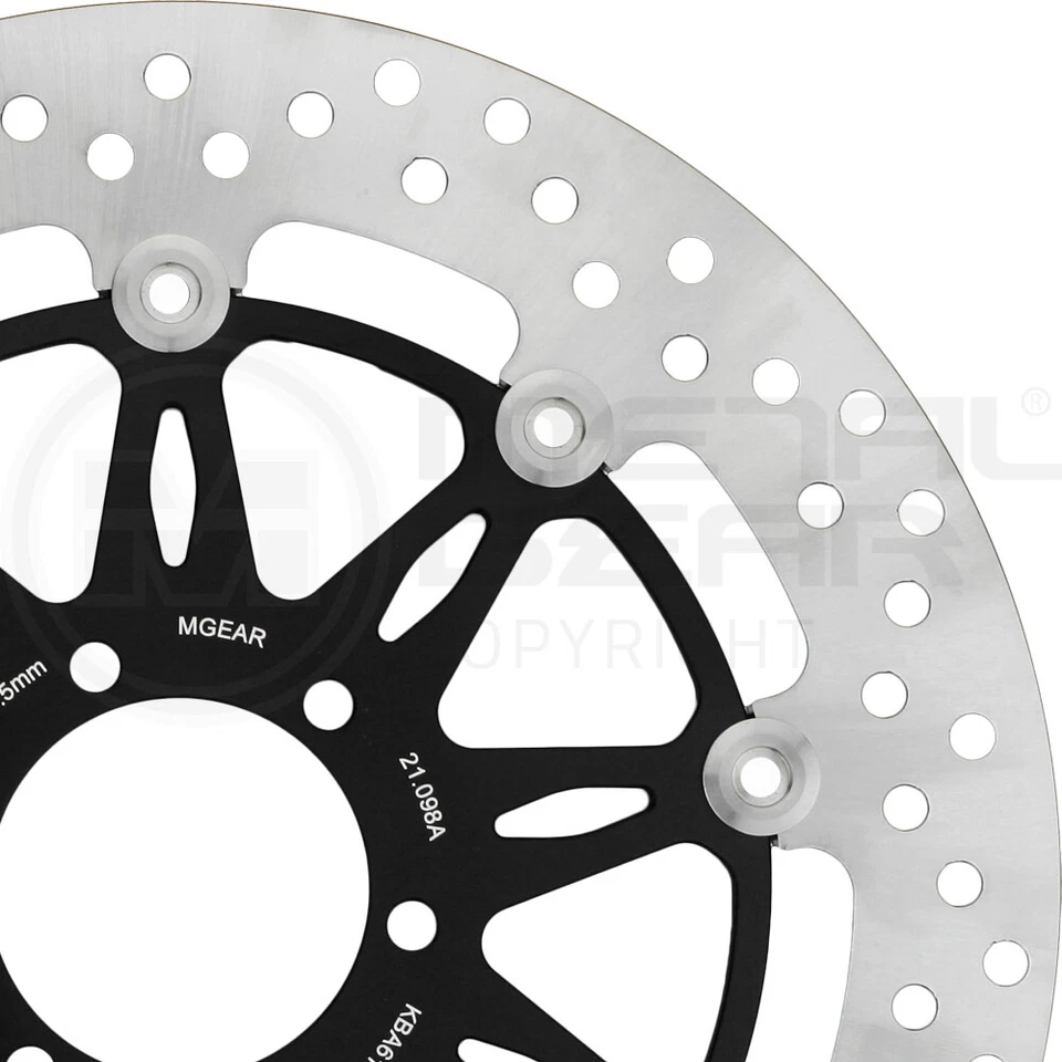 Disco de freno delantero izquierdo para DUCATI 800 Monster S2R 2005-2007 Foto 2 de 4