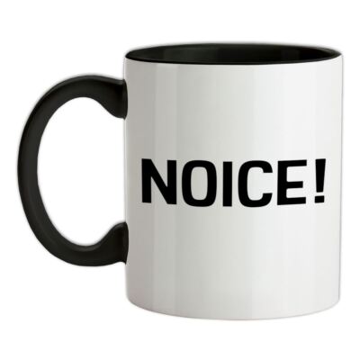 Noice! - Keramiktasse - lustiger schöner Spruch Polizist Meme