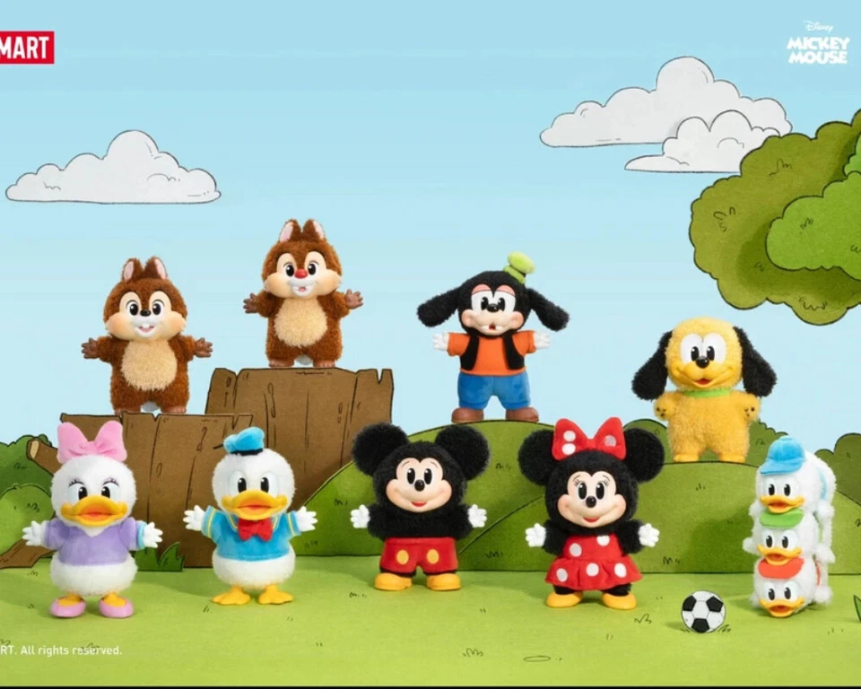 Authentic Mickey Family Cute Together Keychain Series Blind Box Figure - Image 3 of 4