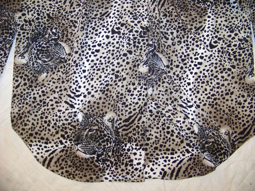 Vintage Roberta Di Castelli Leopard Print Blouse - Size 18 - Double Breasted - Picture 4 of 11