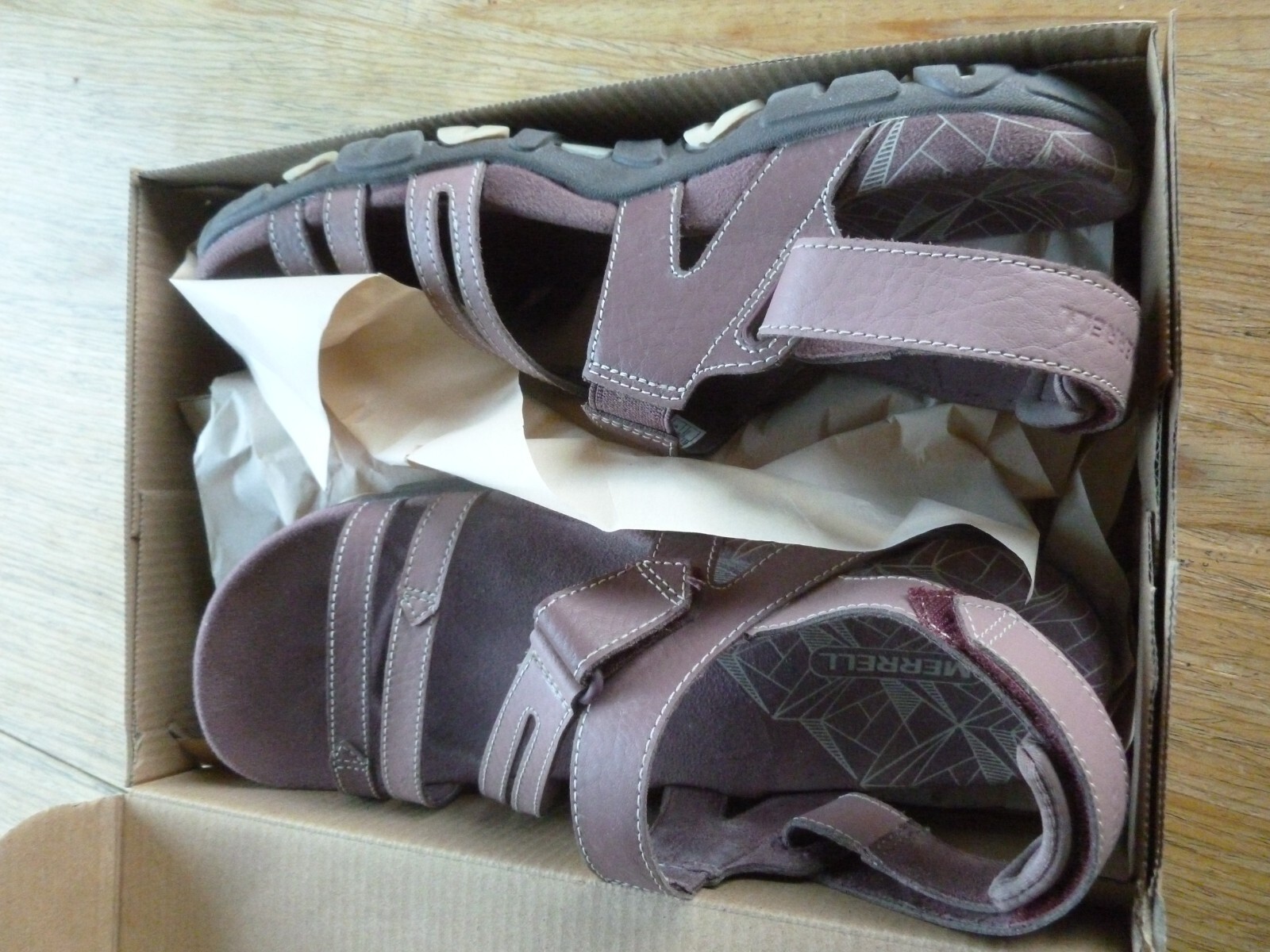Merrell Sandspur Rose Convert Marron Ladies sandals size 5 eBay