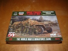 RARE! "FLAMES OF WAR : PANZERGRENADIER PLATOON" neuf, mais pas sous plastique