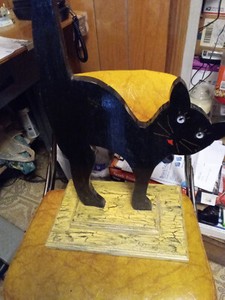 BLACK CAT FLOWER STAND