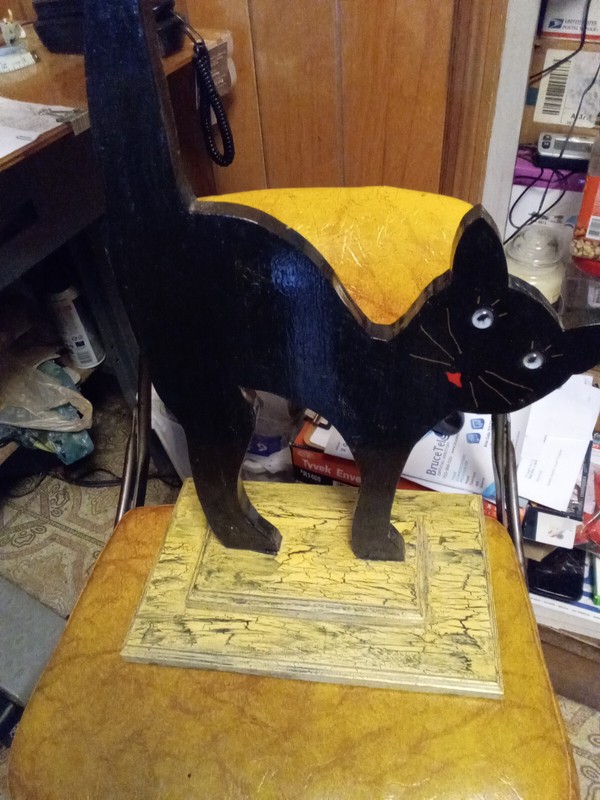 BLACK CAT FLOWER STAND