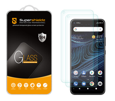 [2-Pack] Supershieldz Tempered Glass Screen Protector for ZTE Blade X1 5G