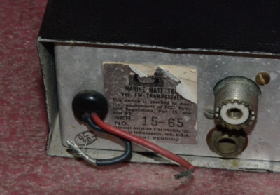SEA156 MARINE VHF / Fm Radio-Telephone Émetteur-récepteur Unité Radio W / Main EUR 139,62