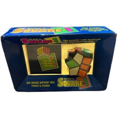 Vintage Get Back to Square 1 Puzzler Rubik s Cube 1991 NEW
