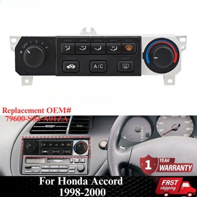 For 1998-2000 Honda Accord Climate Temp Control Unit Heater AC 79600-S84-A01ZA@