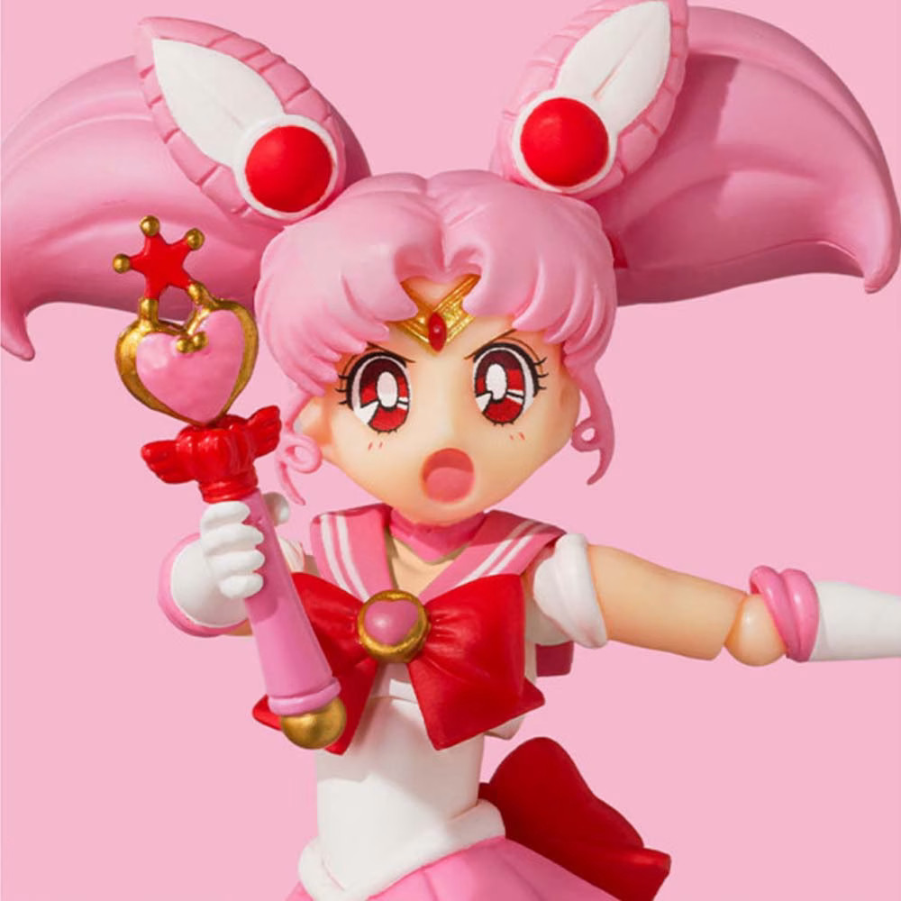 Figurine Sailor Chibi Moon Animation Color S.H. Figuarts Bandai de 10 cm