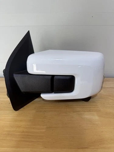Driver Side Left Door Mirror Power Fold 21-25 Ford F150 Oxford White