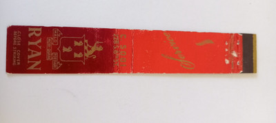 Ryan Service Malo Mori Quam Foedari  Matchcover Lot 478
