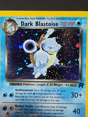 Dark Blastoise 3/82 Team Rocket-Unlimited Edition Holo - Picture 3 of 12