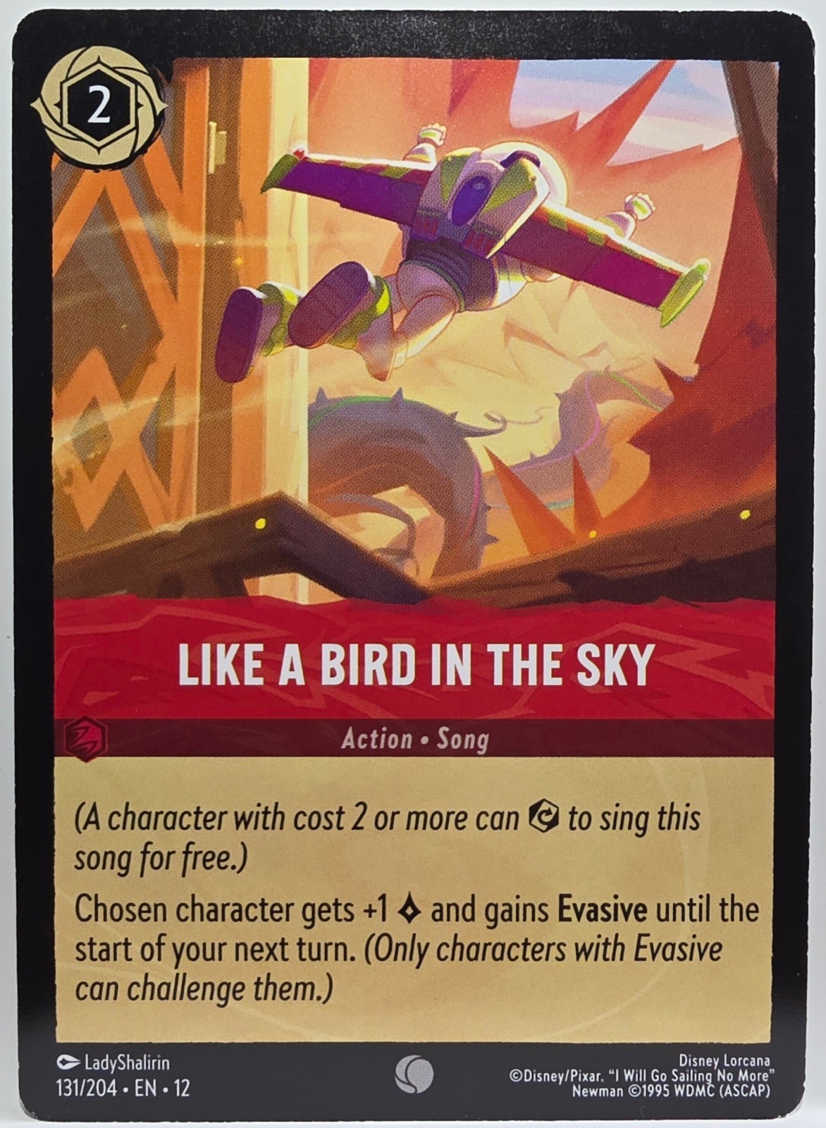 Like A Bird In the Sky Common Wilds Unknown 131/204 NM