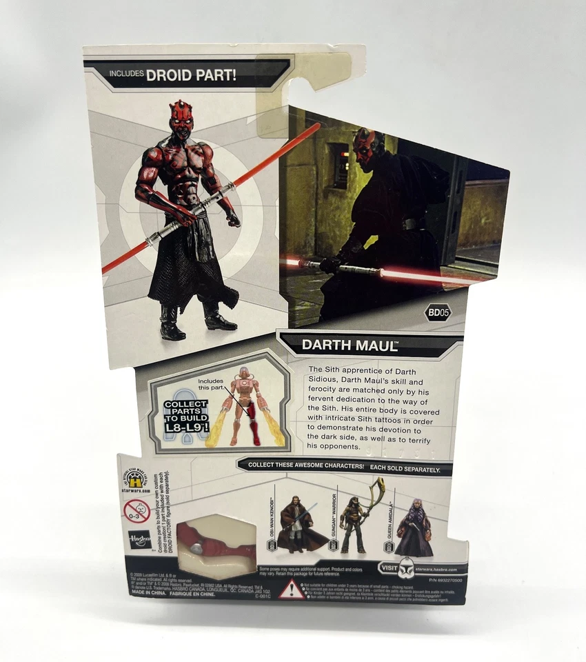 Star Wars Legacy Collection BD05 Darth Maul Droid Factory L8-L9 part 2009 - image 3 of 4