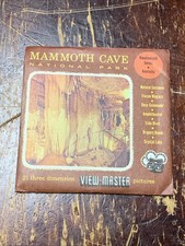 View Master Sawyer Vacationland Series Mammoth Cave Kentucky Packet Reels 1955