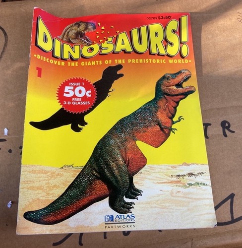 Vintage Issue 1:“ Discover the Giants of the Prehistoric World “ 1993 Magazine