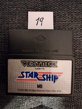 STAR SHIP - VECTREX CASSETTE MB 1982  VINTAGE